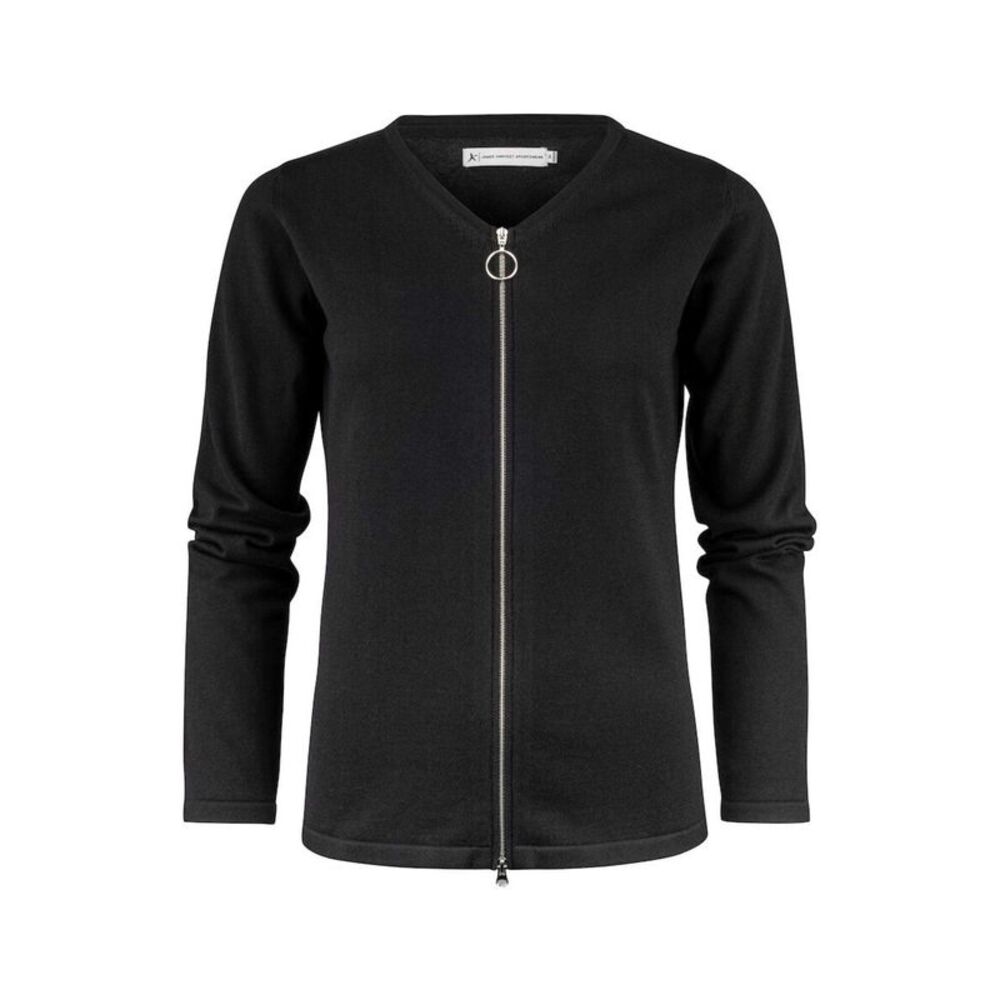 James Harvest Womens/Ladies Knitted Cardigan / Black
